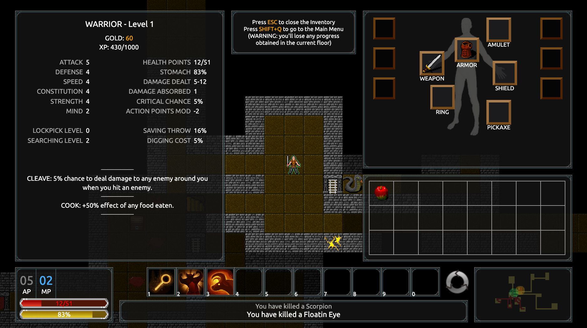 Catacumbas Roguelike